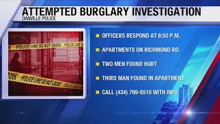 Danville PD says two men injured during alleged attempted robbery at Purdum Woods Apartments
