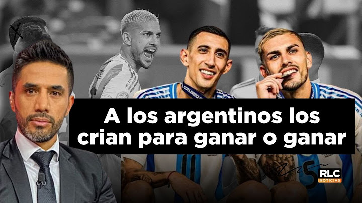 "A LOS ARGENTINOS LOS CRÍAN PARA GANAR O GANAR"🤔 Fabián Vargas