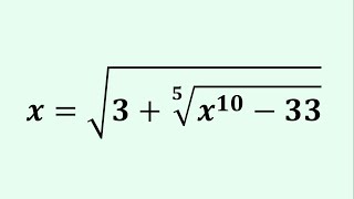 Famous A Radical Equation Challenge | Algebra | Give It A Try! Profile
