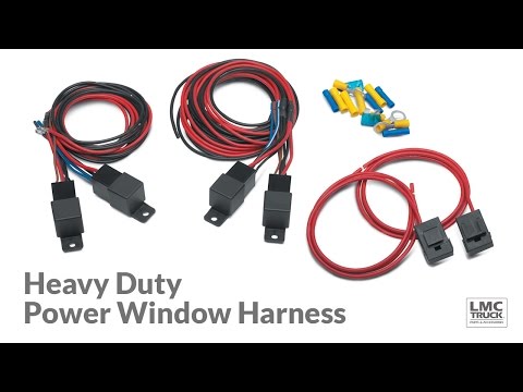 Heavy Duty Power Window Harness for Chevy & GMC Square Body Trucks - LMC Truck