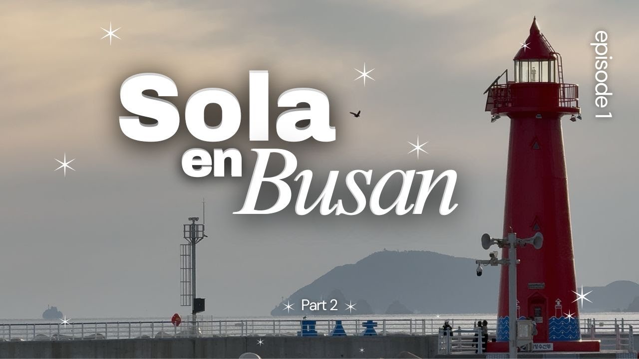 Busan Vlog| Paseito tranquilo, visitamos la cafeteria del papá de Jimin ☕️(Pt. 2) 🍃🚏🌊