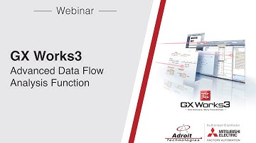 GX Works3 -  Advanced Data Flow Analysis Function
