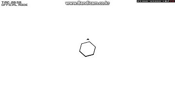 Open hexagon Bad apple v2 play (54.9s, 0.5x)