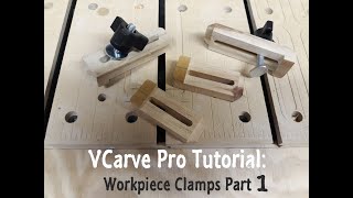 VCarve Pro Tutorial - Workpiece Clamps Part1 - Intro #tutorial #vcarvepro #cncrouter #cnc #vcarve screenshot 5