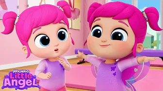 Fly Like A Butterfly | Songs for Kids! | Little Angel | Moonbug Kids - Girl Power! 🌸🌺🌸