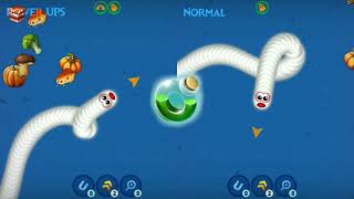 Worms Zone slithery Snake Game Power UPS video screenshot 5