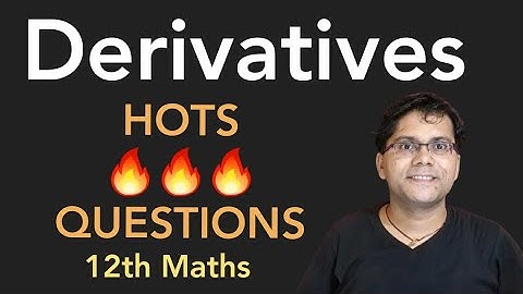 Differentiation 12th Maths HOTS 🔥 Question | JEE Main, JEE Advanced, NDA, CBSE, ICSE | By O.P. GUPTA