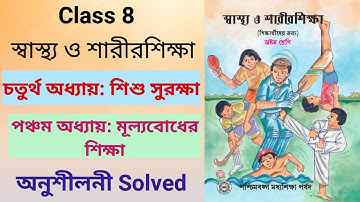 Class 8 Health and Physical Education 4th & 5th Chapter (Third and Fourth Chapter) Exercises Solv...