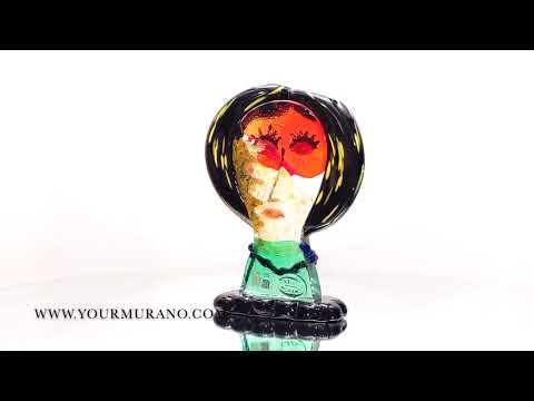 FLORA modern picasso woman head sculpture video