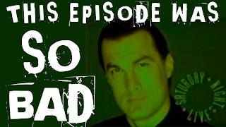 Breaking Down SNL’s WORST Episode | Steven Seagal is the Worst Host Ever