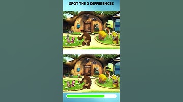 "Can You Spot the 3 Differences in 15 Seconds?Test Your Skills!" #riddlechallenge #spotthedifference
