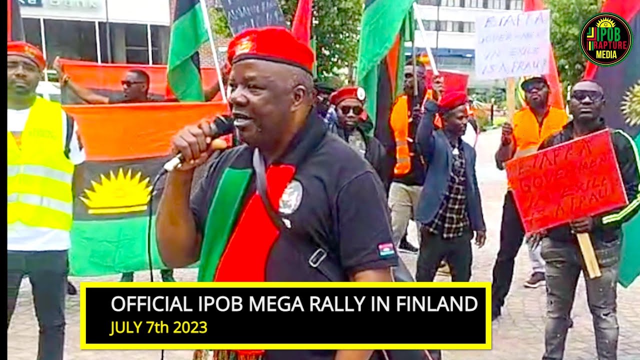 Ipob Mega Rally In Finland | July 7, 2023 - YouTube
