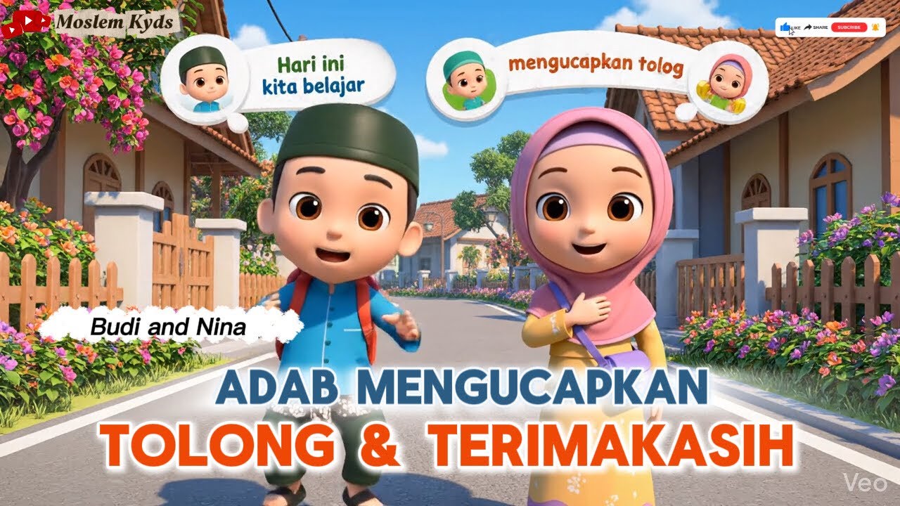 Belajar Adab || Adab Mengucapkan Tolong & Terima Kasih