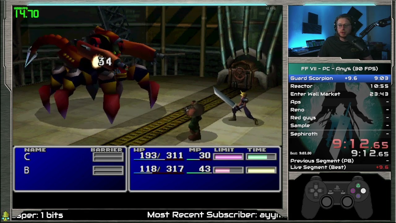Ff7 Pc Any Turbo No Scm 2 09 25 First Run Youtube