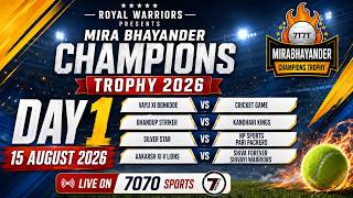 ALL INDIA OPEN I DAY 1 I MIRA BHAYANDER CHAMPIONS TROPHY 2026