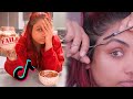 i tried making viral tiktok coffee + how to do your eyebrows at home