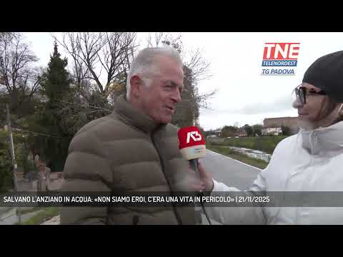 SALVANO L'ANZIANO IN ACQUA: «NON SIAMO EROI, C'ERA UNA VITA IN PERICOLO» | 21/11/2025