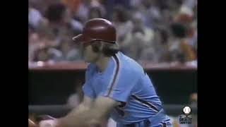 Nolan Ryan (Astros) faces off against Pete Rose (Phillies)