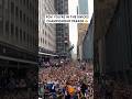 What it feels like to be in the Knicks championship parade 🥳🔶🔷
