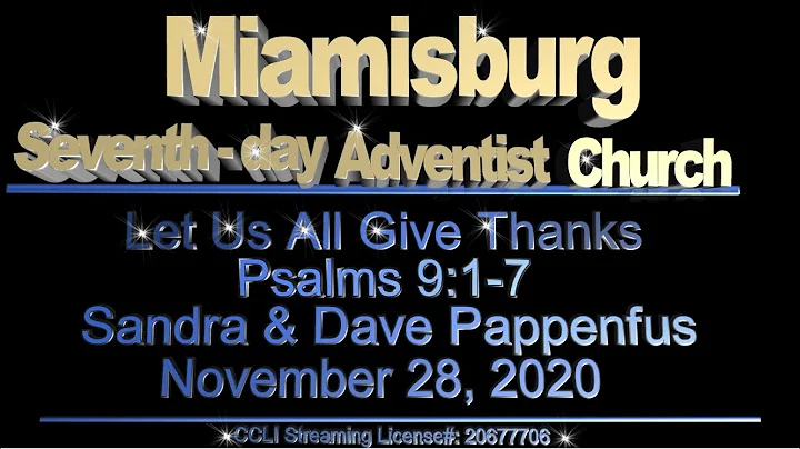Let Us All Give Thanks by Sandra & Dave Pappenfus