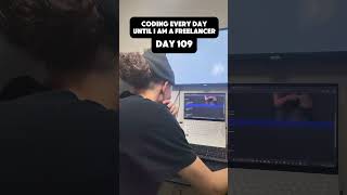 Coding Every Day Until I Am A Freelancer Day 109 #codeeveryday #codingsecrets #codingjourney#coding