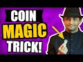 COIN MAGIC TRICK TUTORIAL: Coin To Banktote Coin Trick! 🔥