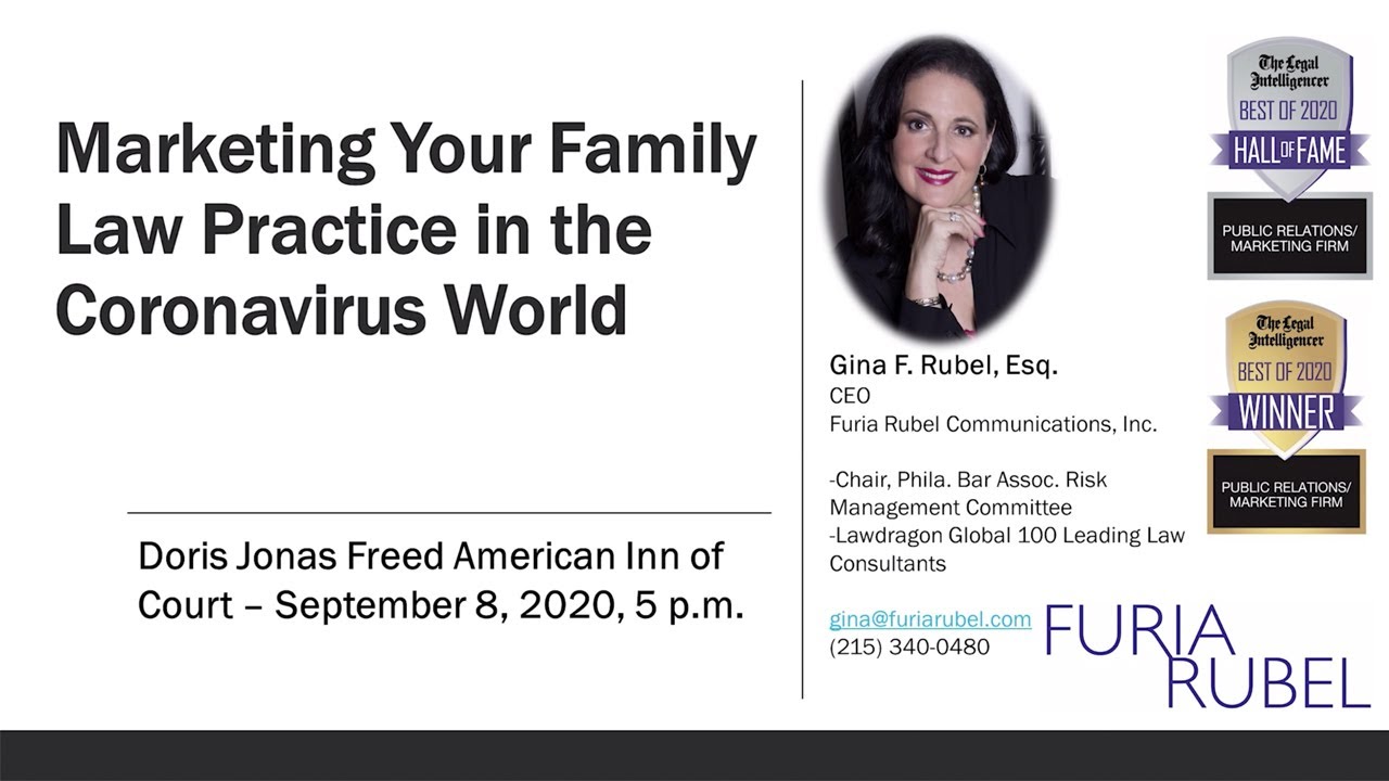 Marketing the Family Law Practice in the Coronavirus World
