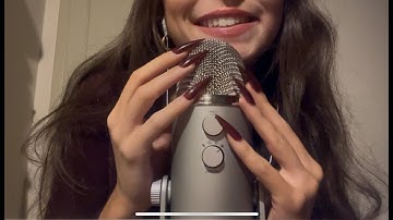 My sixteenth ASMR video | mic scratching + close clicky whispering