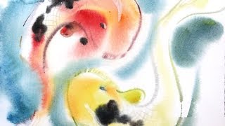 wet technique watercolor