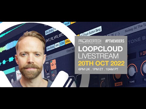 Loopcloud Member Livestream Session #4 - DnB Track Start to Finish