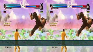 Stereoscopic 3D : Tekken Tag Tournament 2 Law and Paul Combo Training