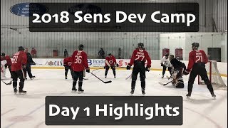 Ottawa Senators Development Camp 2018 - Day 1 Highlights