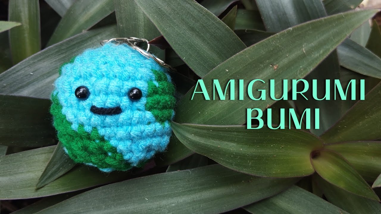 Merajut Amigurumi Bentuk Bumi || How to crochet earth amigurumi