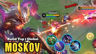 Moskov Insane Attack Speed & Damage Build Full Aggressive Gameplay Build Top 1 Global MLBB‼️