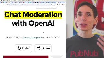 Chat Moderation with OpenAI API Free for Developers