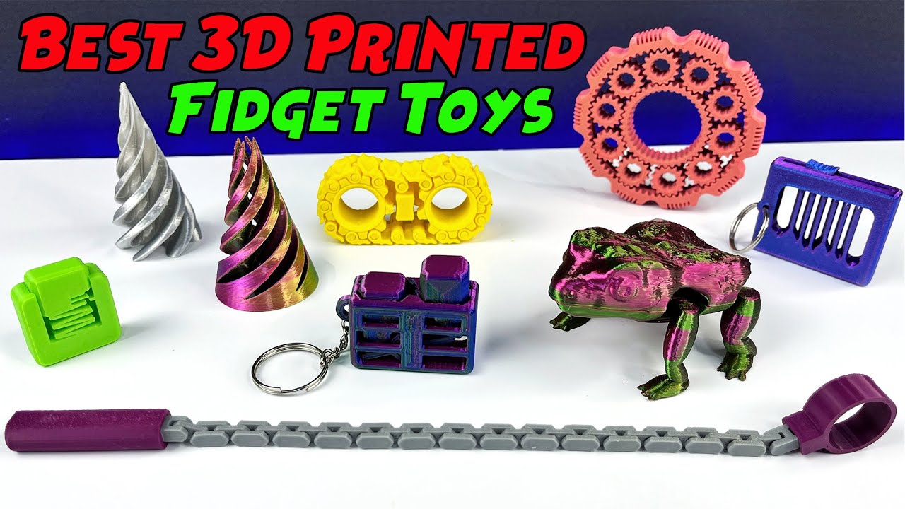 Best 3D Printed Fidget Toys - YouTube