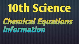 Chemical equation information