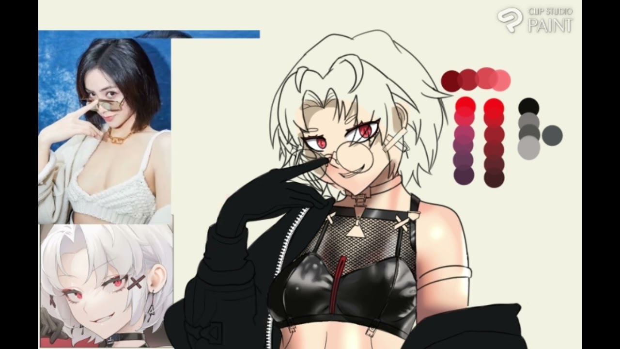 Nikke Drake drawing timelapse (unedited)