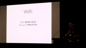 Opening and introduction, new products by Janis Megis (MikroTik Latvia)