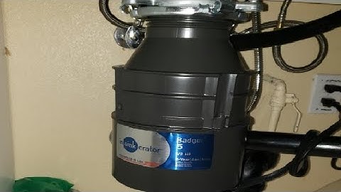 InSinkErator Badger 5 Garbage Disposal with Power Cord, Standard Series Continuous Feed Food Waste
