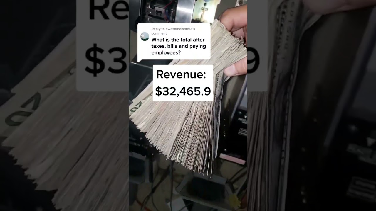 My revenue, expenses and profit 