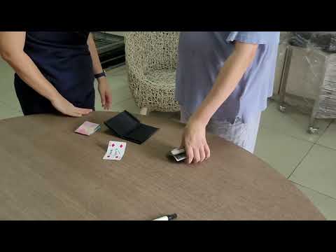 Mini Bombshell Wallet (Black Pebble) by CAHYO – Video 1