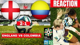 England vs Colombia Women 2-1 Live FIFA World Cup Quarter Final Football Match Score Highlights 2023