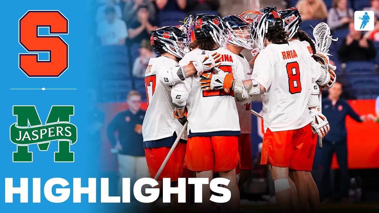 Syracuse vs Manhattan | NCAA College Lacrosse | Highlights - March 18, 2025