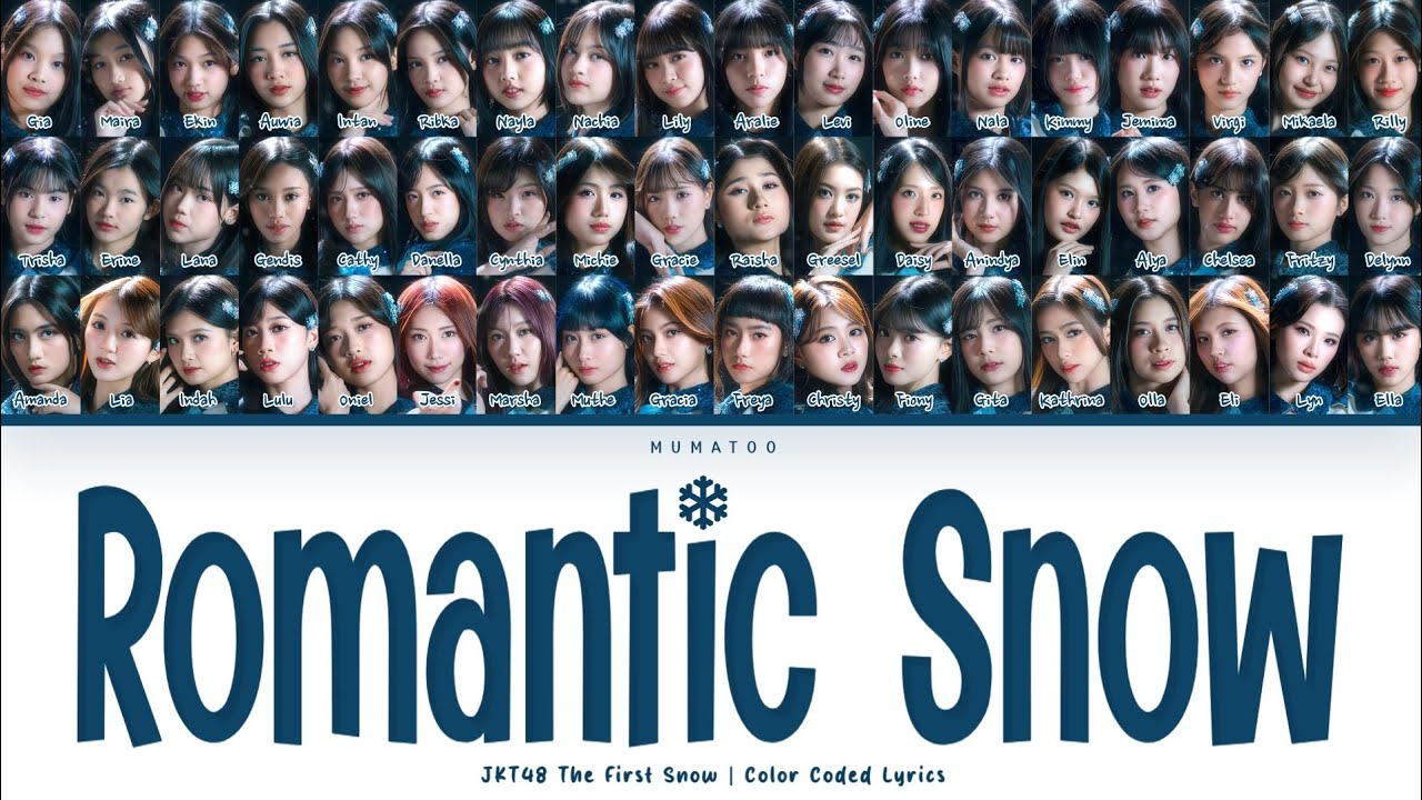 JKT48 - Romantic Snow | Color Coded Lyrics