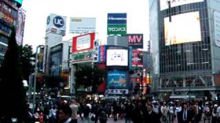 Shibuya Crossing -  scramble crossing in Tokyo, Japan 2005