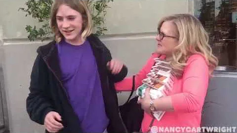 Thirteen-year-old Boy meets Bart Simpson