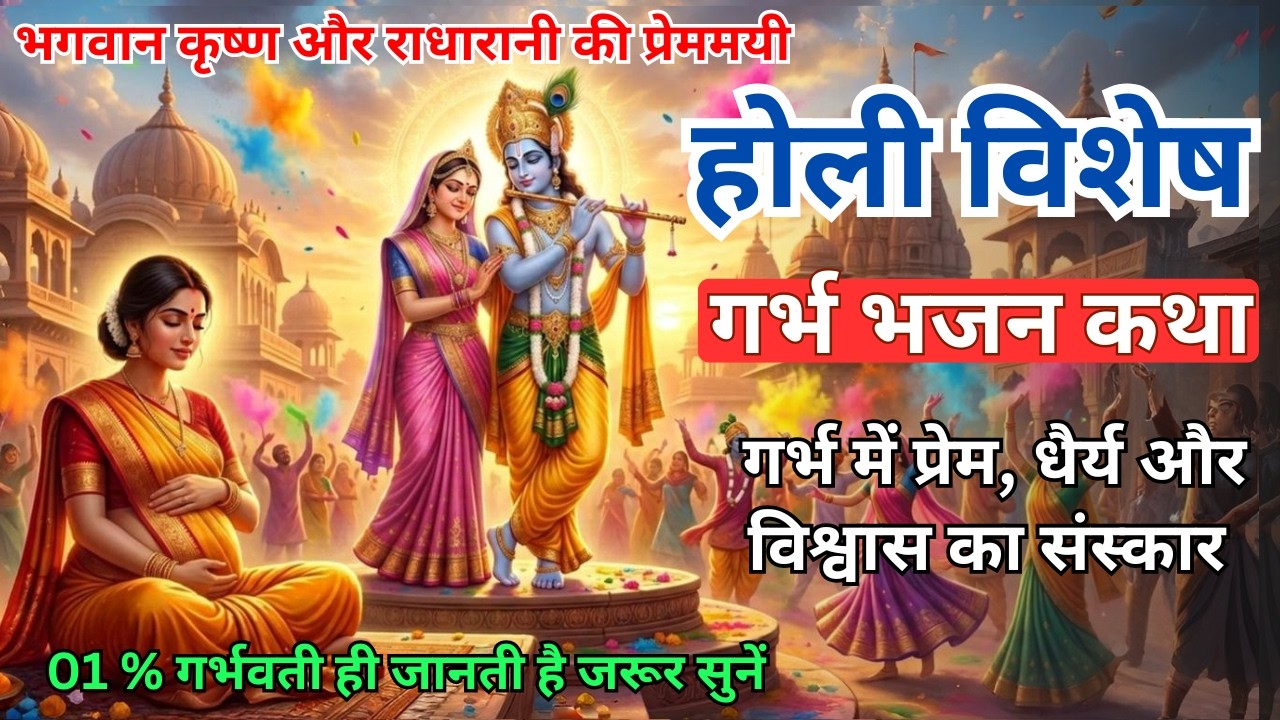 गर्भ में प्रेम का दीप जला देगी ये गर्भ संस्कार कथा | Holi Garbh Sanskar Katha For Pregnant Womans
