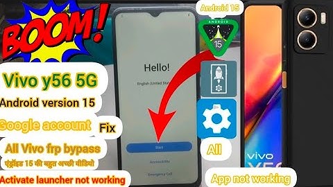 Google Account fix👉 |All Vivo FRP bypass Android 15 | Vivo Android 15 Vivo y56 5G