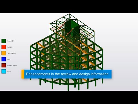 Design Status Enhancements in Tekla Structural Designer